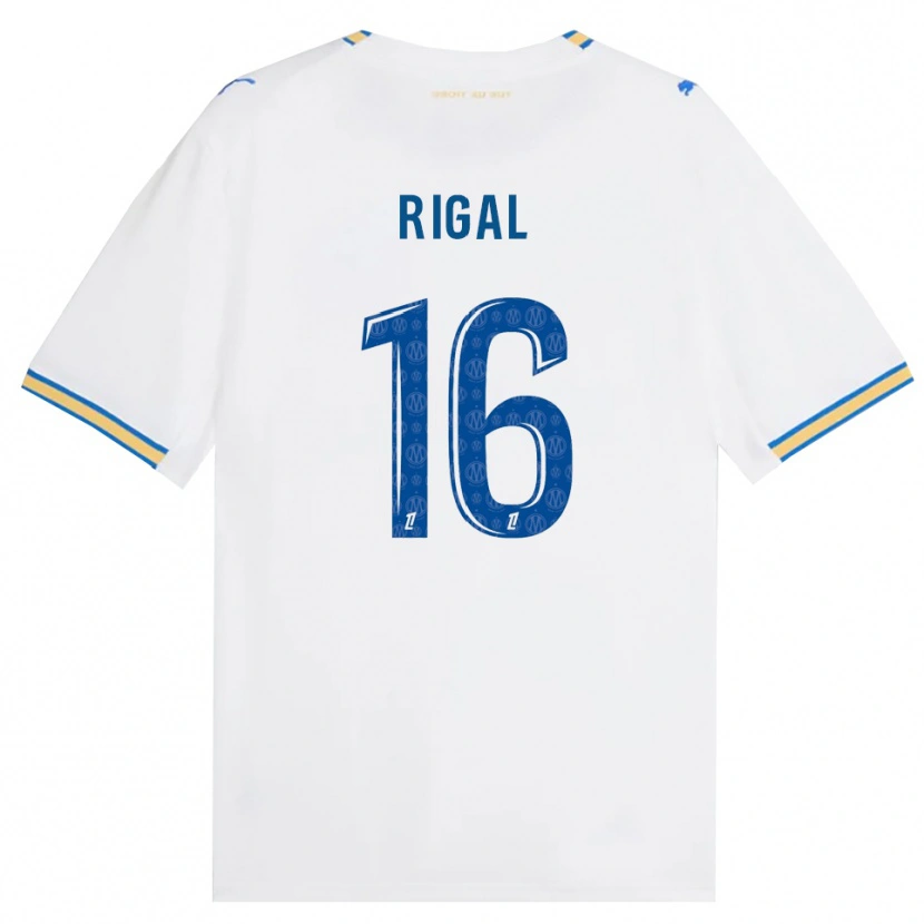 Danxen Dame Pablo Rigal #16 Dodgerblå Hvit Hjemmetrøye Drakt Trøye 2026/27 Skjorter T-Skjorte