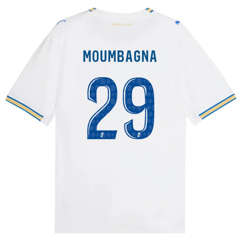 Danxen Dame Faris Moumbagna #29 Dodgerblå Hvit Hjemmetrøye Drakt Trøye 2026/27 Skjorter T-Skjorte