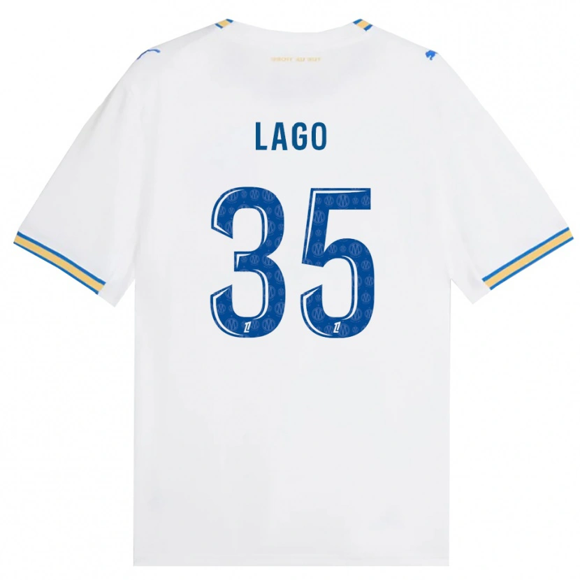 Danxen Dame Ange Lago #35 Dodgerblå Hvit Hjemmetrøye Drakt Trøye 2026/27 Skjorter T-Skjorte
