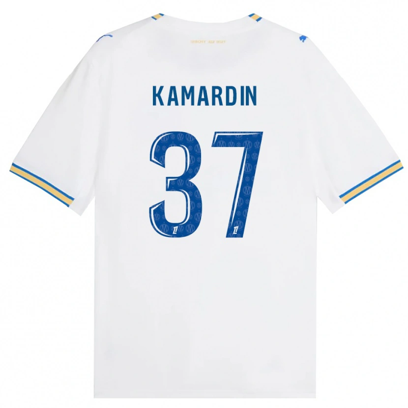 Danxen Dame Aaron Kamardin #37 Dodgerblå Hvit Hjemmetrøye Drakt Trøye 2026/27 Skjorter T-Skjorte