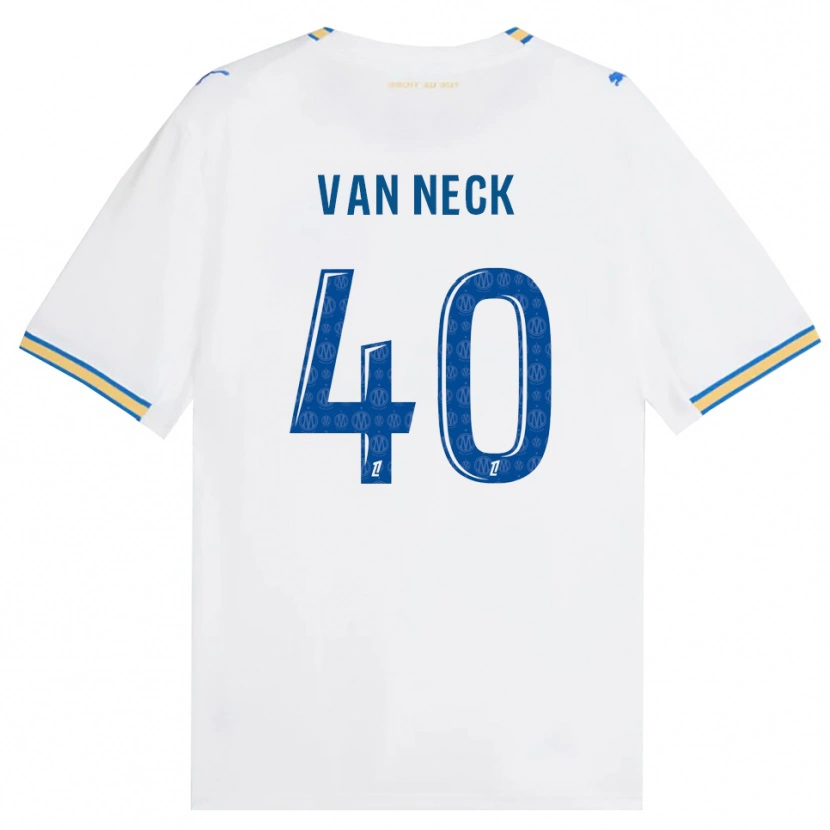 Danxen Dame Jelle Van Neck #40 Dodgerblå Hvit Hjemmetrøye Drakt Trøye 2026/27 Skjorter T-Skjorte