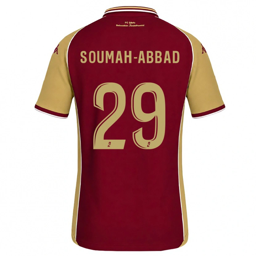 Danxen Dame Édouard Soumah-Abbad #29 Gyllenrød Mørk Rød Hjemmetrøye Drakt Trøye 2026/27 Skjorter T-Skjorte