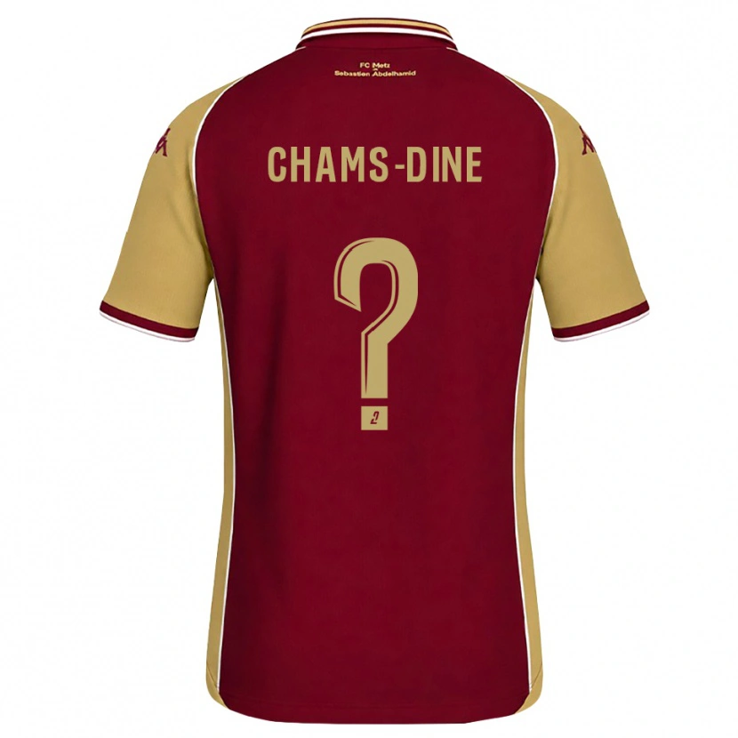 Danxen Dame Adam Chams-Dine #0 Gyllenrød Mørk Rød Hjemmetrøye Drakt Trøye 2026/27 Skjorter T-Skjorte