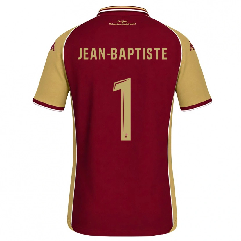 Danxen Dame Romain Jean-Baptiste #1 Gyllenrød Mørk Rød Hjemmetrøye Drakt Trøye 2026/27 Skjorter T-Skjorte