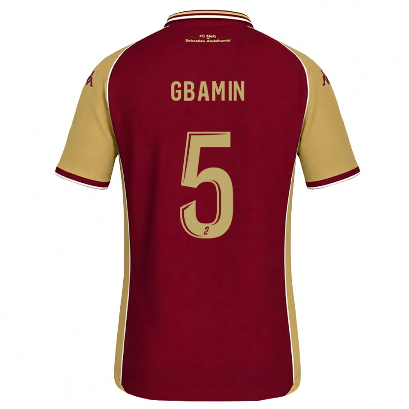 Danxen Dame Jean-Philippe Gbamin #5 Gyllenrød Mørk Rød Hjemmetrøye Drakt Trøye 2026/27 Skjorter T-Skjorte