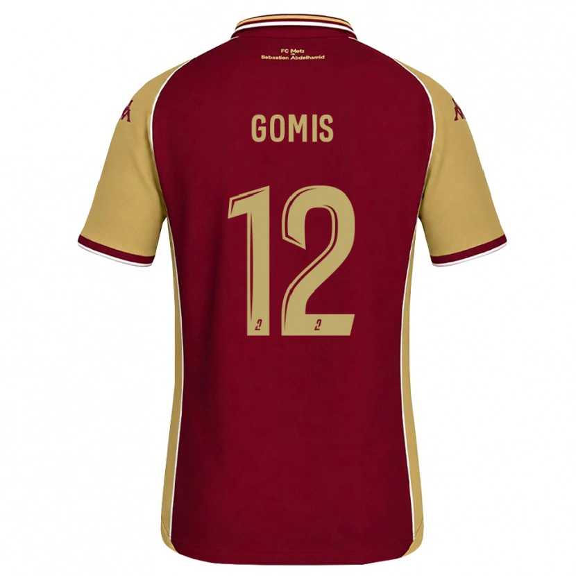 Danxen Dame Maykel Gomis #12 Gyllenrød Mørk Rød Hjemmetrøye Drakt Trøye 2026/27 Skjorter T-Skjorte