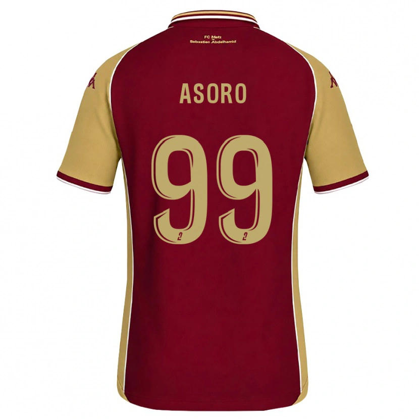 Danxen Dame Joel Asoro #99 Gyllenrød Mørk Rød Hjemmetrøye Drakt Trøye 2026/27 Skjorter T-Skjorte