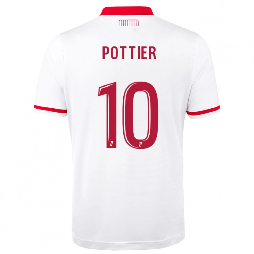 Danxen Dame Morgan Pottier #10 Rød Hvit Hjemmetrøye Drakt Trøye 2026/27 Skjorter T-Skjorte