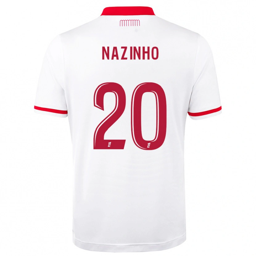 Danxen Dame Flávio Basilua Jacinto Dos Nazinho #20 Rød Hvit Hjemmetrøye Drakt Trøye 2026/27 Skjorter T-Skjorte