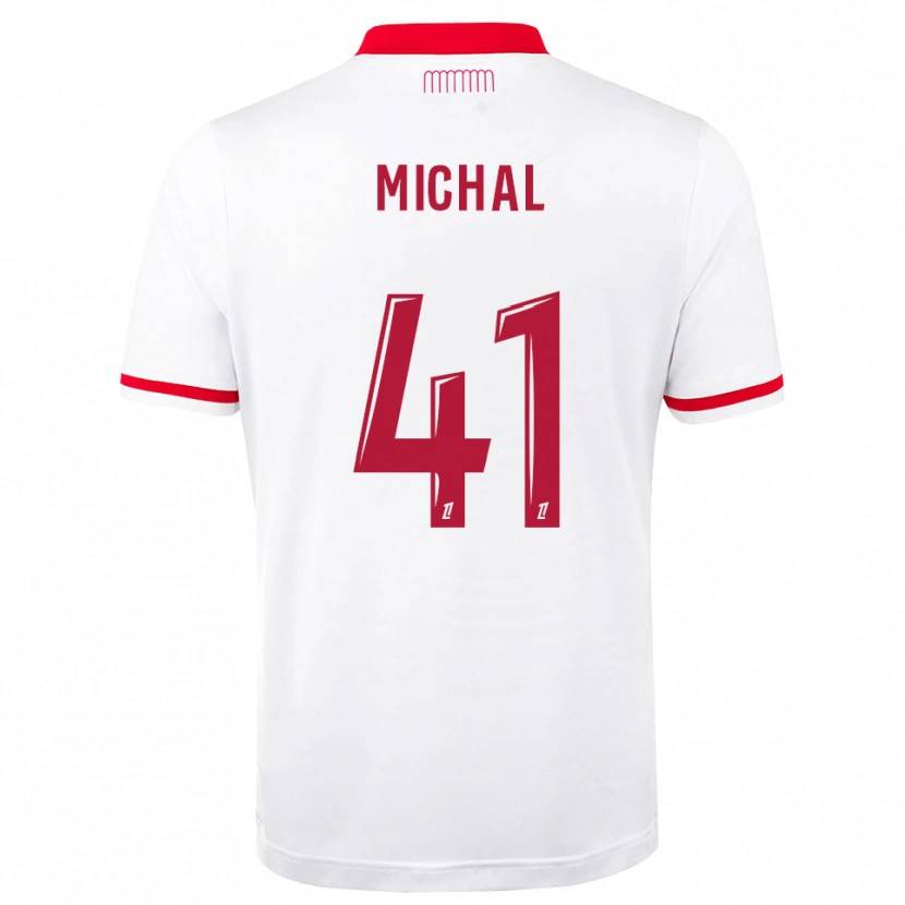 Danxen Dame Lucas Michal #41 Rød Hvit Hjemmetrøye Drakt Trøye 2026/27 Skjorter T-Skjorte