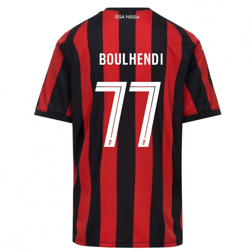 Danxen Dame Teddy Boulhendi #77 Rød Svart Hvit Hjemmetrøye Drakt Trøye 2026/27 Skjorter T-Skjorte