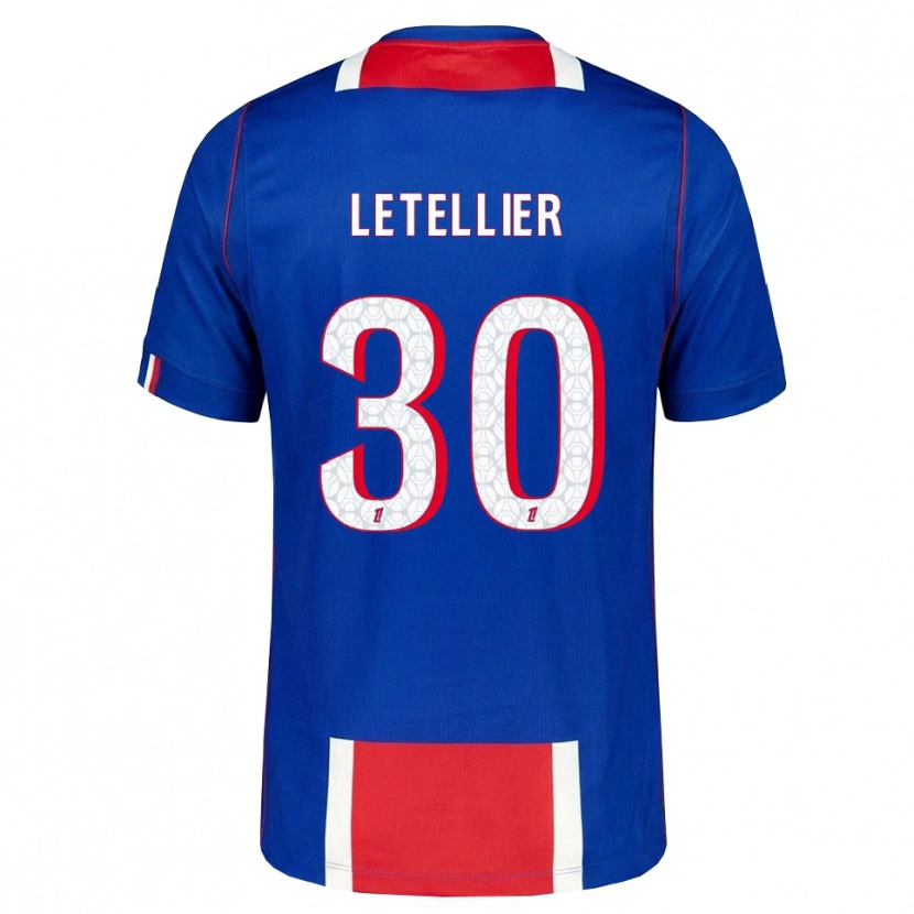 Danxen Dame Alexandre Letellier #30 Rød Hvit Blå Hjemmetrøye Drakt Trøye 2026/27 Skjorter T-Skjorte