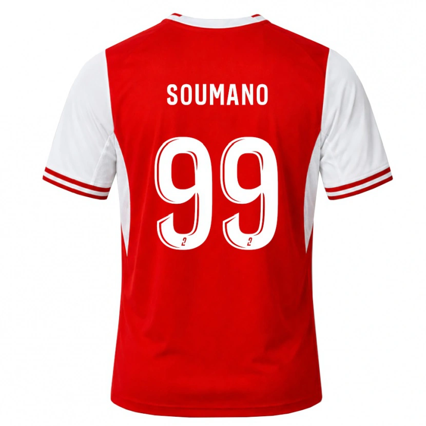 Danxen Dame Sambou Soumano #99 Rød Hvit Hjemmetrøye Drakt Trøye 2026/27 Skjorter T-Skjorte
