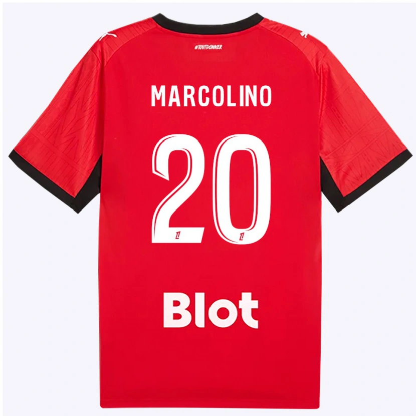 Danxen Dame Henrick Do Marcolino #20 Rød Svart Hvit Hjemmetrøye Drakt Trøye 2026/27 Skjorter T-Skjorte