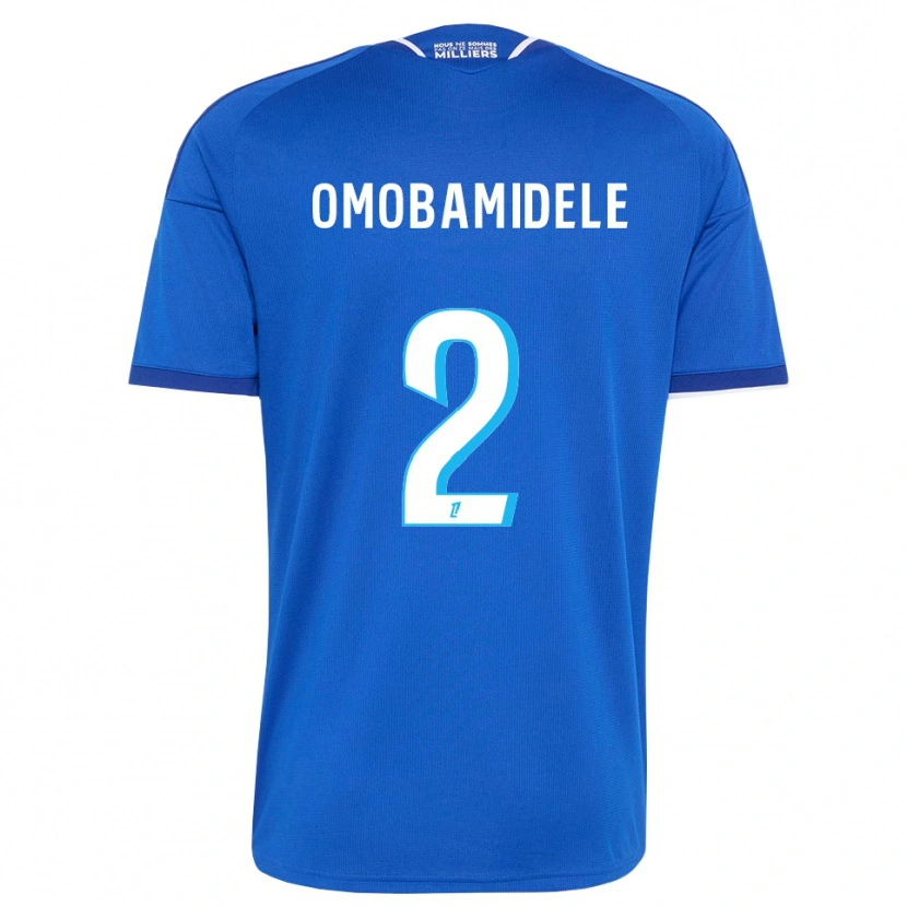 Danxen Dame Andrew Omobamidele #2 Kongelig Blå Hvit Hjemmetrøye Drakt Trøye 2026/27 Skjorter T-Skjorte
