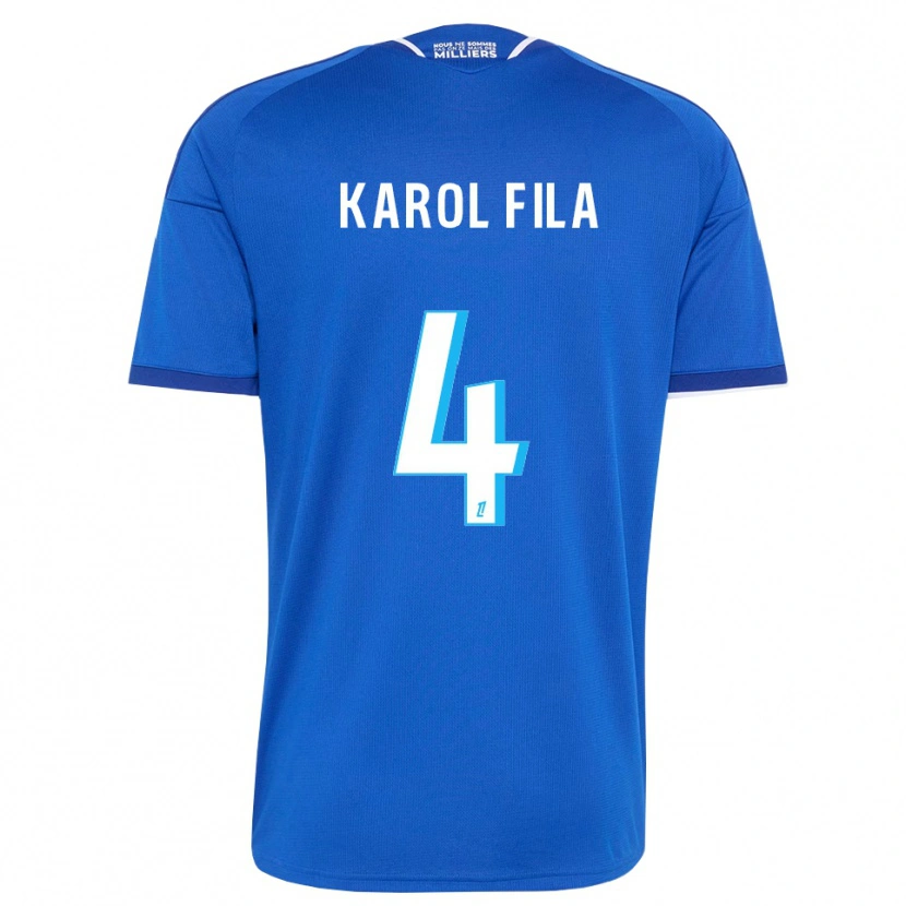 Danxen Dame Karol Fila #4 Kongelig Blå Hvit Hjemmetrøye Drakt Trøye 2026/27 Skjorter T-Skjorte