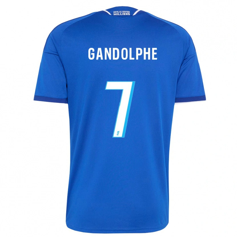 Danxen Dame Adrien Gandolphe #7 Kongelig Blå Hvit Hjemmetrøye Drakt Trøye 2026/27 Skjorter T-Skjorte
