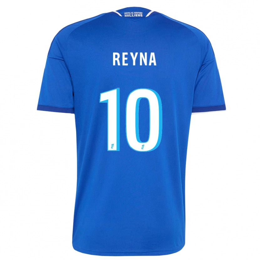 Danxen Dame Giovanni Reyna #10 Kongelig Blå Hvit Hjemmetrøye Drakt Trøye 2026/27 Skjorter T-Skjorte