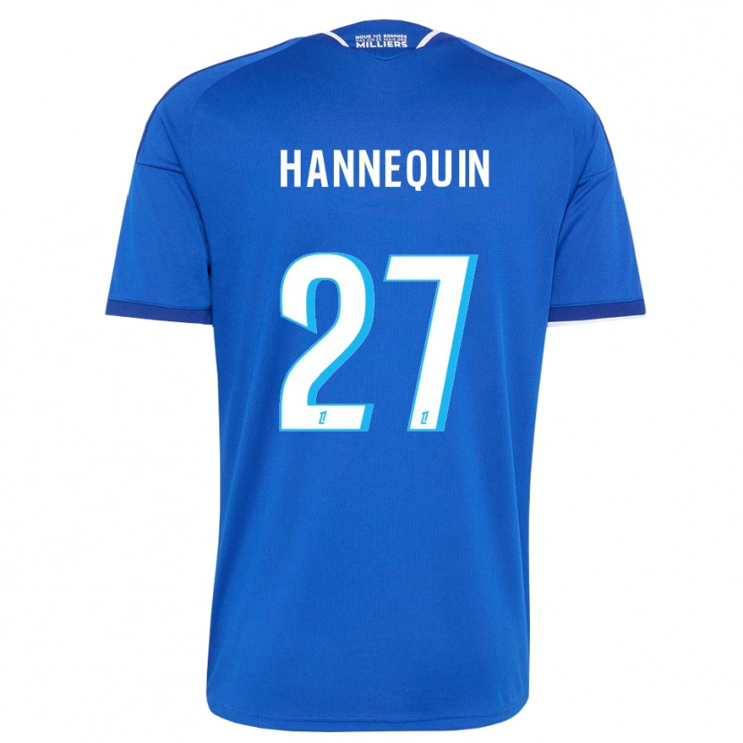 Danxen Dame Laurine Hannequin #27 Kongelig Blå Hvit Hjemmetrøye Drakt Trøye 2026/27 Skjorter T-Skjorte