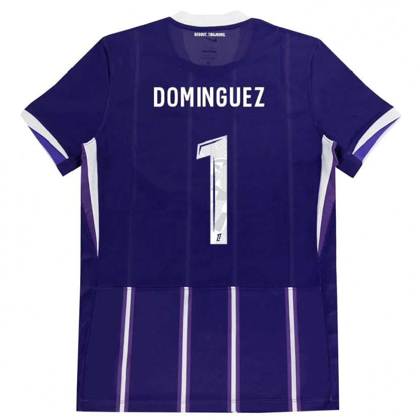 Danxen Dame Álex Domínguez #1 Lilla Hvit Hjemmetrøye Drakt Trøye 2026/27 Skjorter T-Skjorte