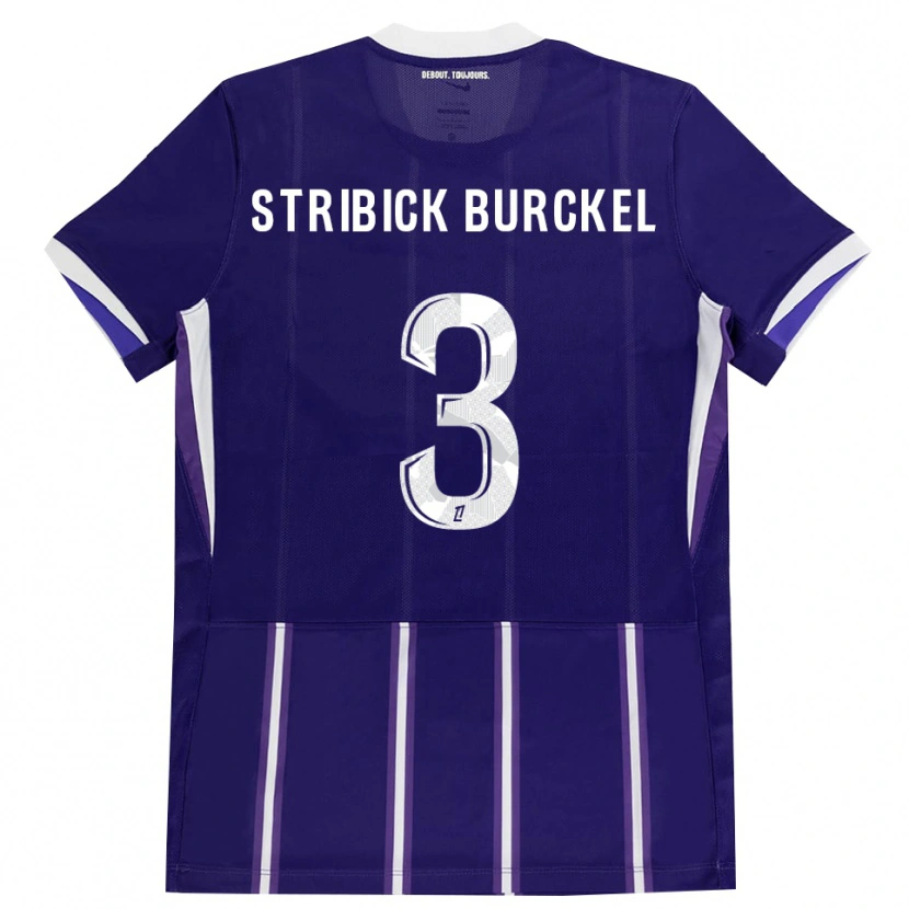 Danxen Dame Laetitia Stribick-Burckel #3 Lilla Hvit Hjemmetrøye Drakt Trøye 2026/27 Skjorter T-Skjorte