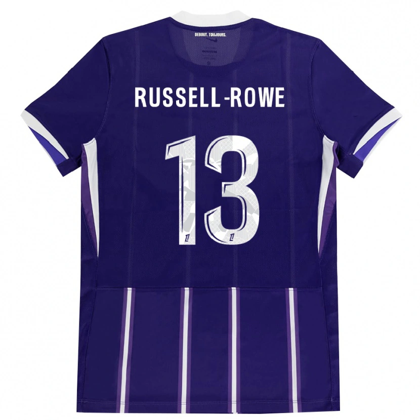 Danxen Dame Jacen Russell-Rowe #13 Lilla Hvit Hjemmetrøye Drakt Trøye 2026/27 Skjorter T-Skjorte
