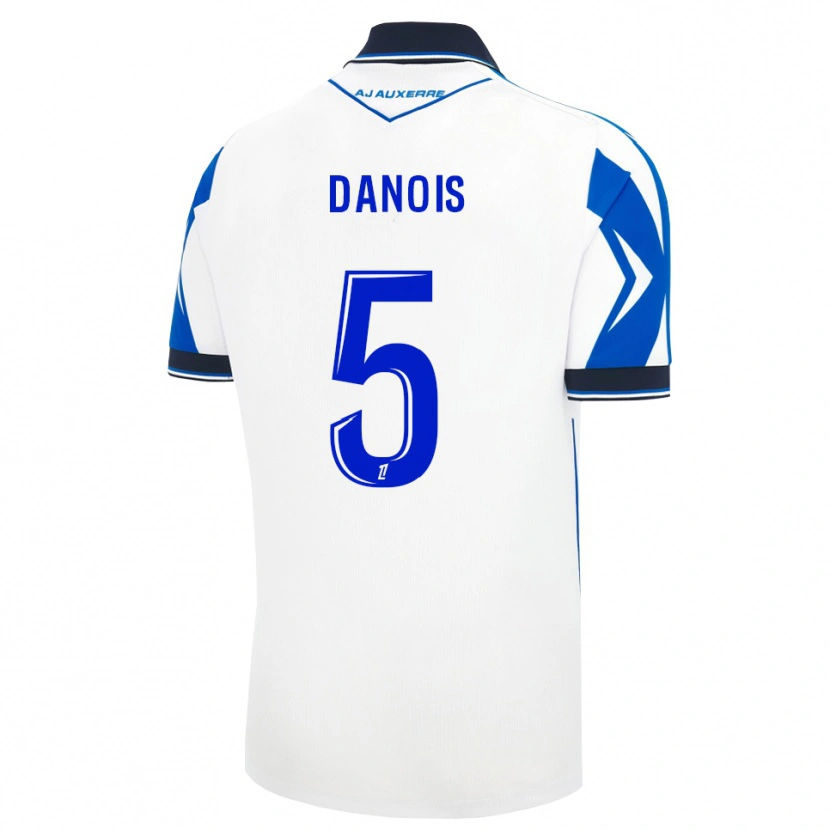 Danxen Dame Kévin Danois #5 Svart Hvit Blå Hjemmetrøye Drakt Trøye 2026/27 Skjorter T-Skjorte