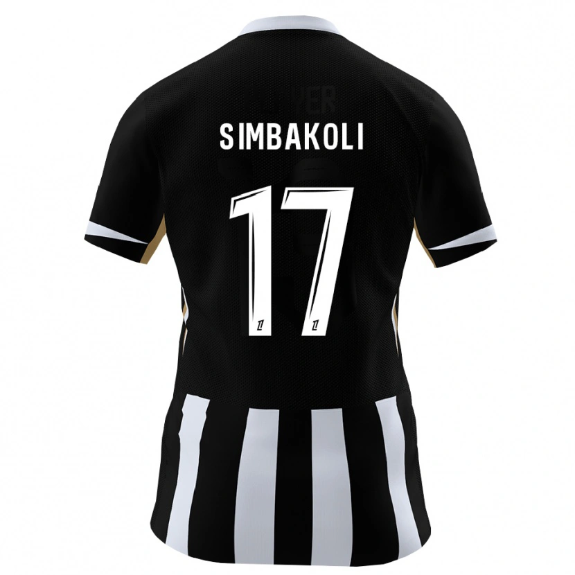 Danxen Dame Usman Simbakoli #17 Svart Blå Hjemmetrøye Drakt Trøye 2026/27 Skjorter T-Skjorte