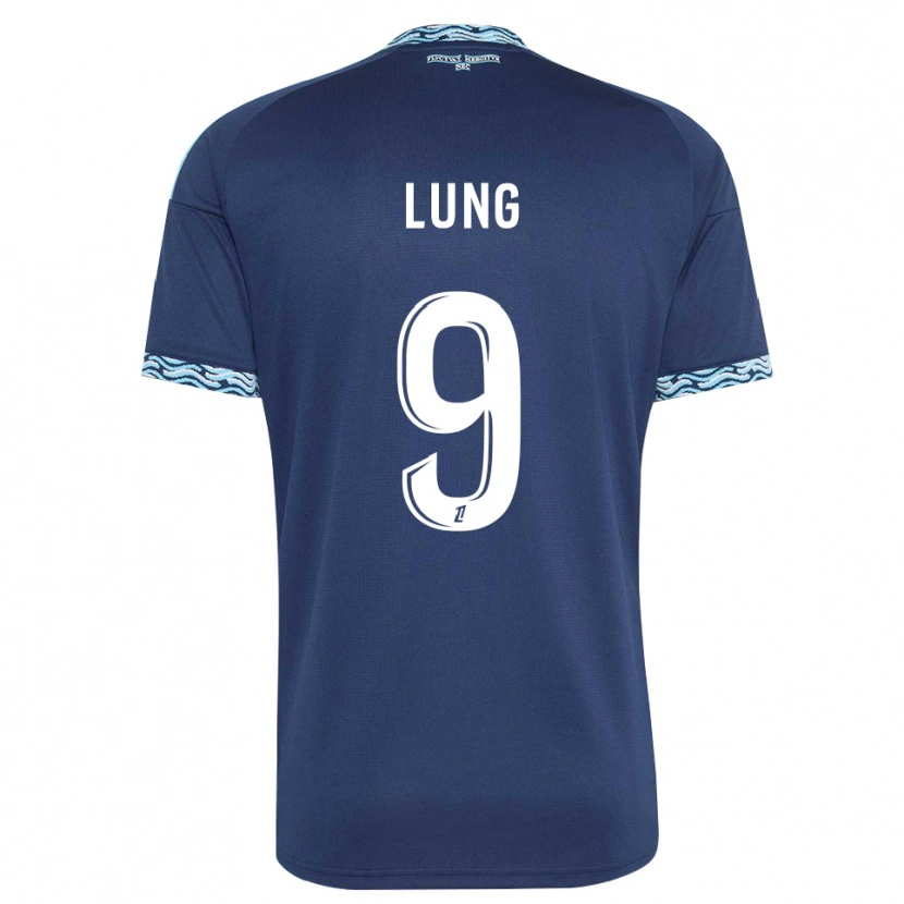 Danxen Dame Nelson Lung #9 Stålblå Hvit Hjemmetrøye Drakt Trøye 2026/27 Skjorter T-Skjorte