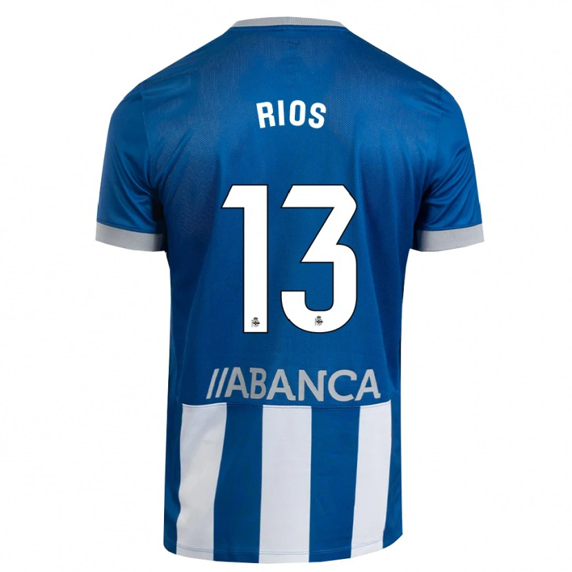 Danxen Dame Hugo Rios #13 Blå Grå Hvit Hjemmetrøye Drakt Trøye 2026/27 Skjorter T-Skjorte