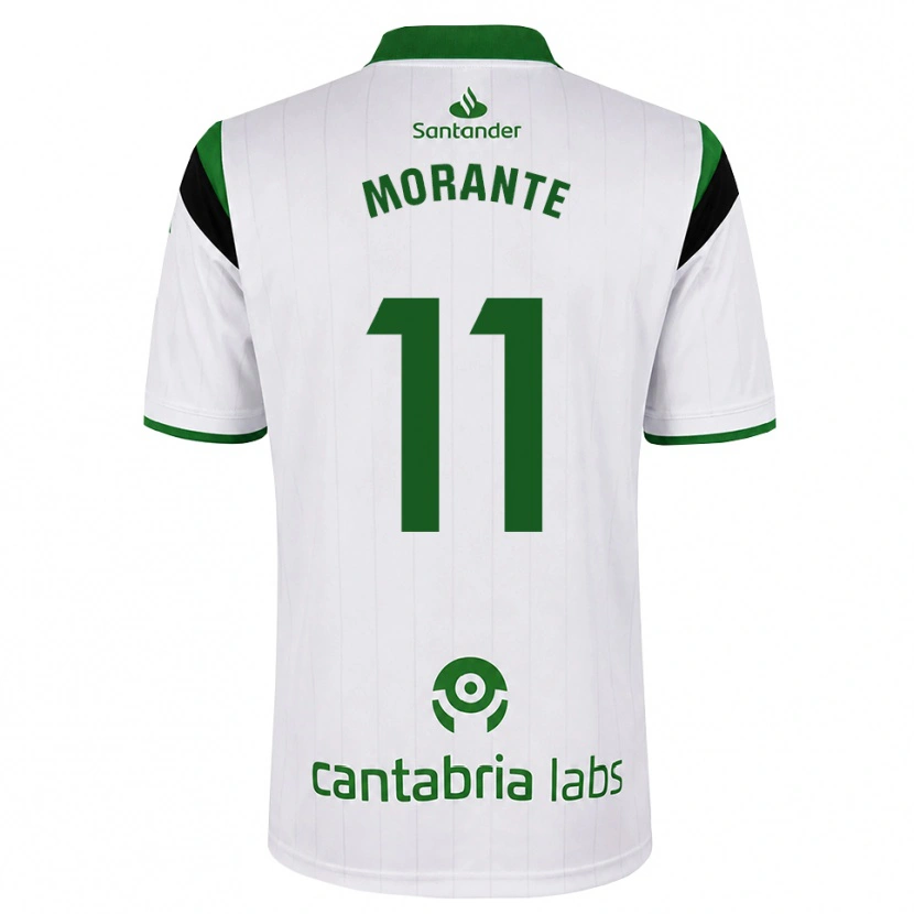Danxen Dame Alejandro Morante #11 Hvit Grønn Svart Hjemmetrøye Drakt Trøye 2026/27 Skjorter T-Skjorte