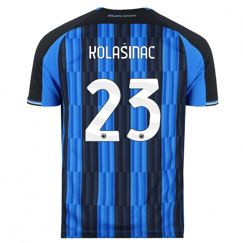 Danxen Dame Sead Kolasinac #23 Blå Svart Rød Hjemmetrøye Drakt Trøye 2026/27 Skjorter T-Skjorte