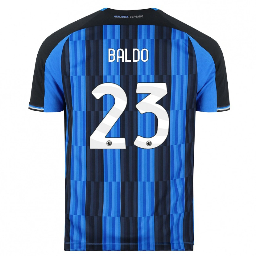 Danxen Dame Nicolò Baldo #23 Blå Svart Rød Hjemmetrøye Drakt Trøye 2026/27 Skjorter T-Skjorte
