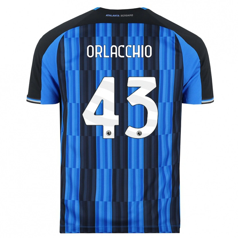 Danxen Dame Angelo Orlacchio #43 Blå Svart Rød Hjemmetrøye Drakt Trøye 2026/27 Skjorter T-Skjorte