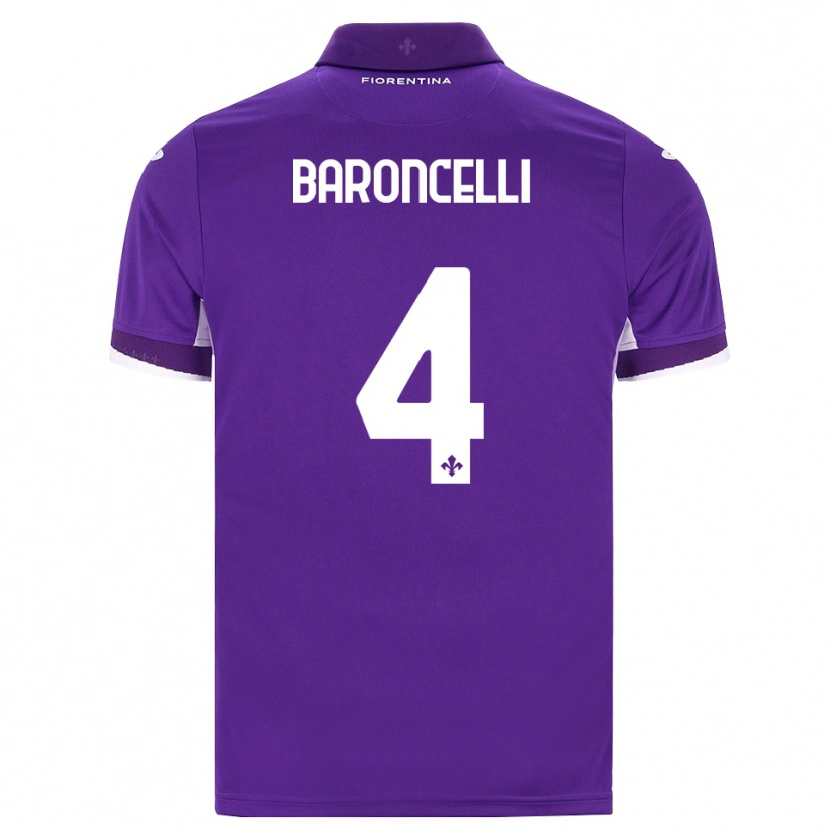 Danxen Dame Leonardo Baroncelli #4 Lilla Hvit Rosa Hjemmetrøye Drakt Trøye 2026/27 Skjorter T-Skjorte