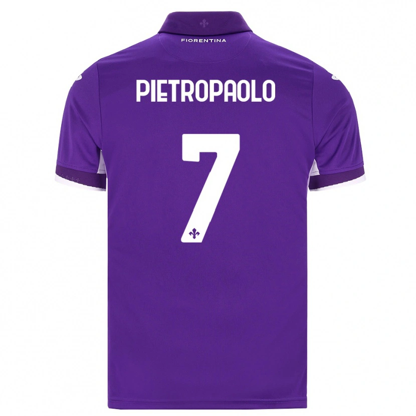 Danxen Dame Mario Pietropaolo #7 Lilla Hvit Rosa Hjemmetrøye Drakt Trøye 2026/27 Skjorter T-Skjorte