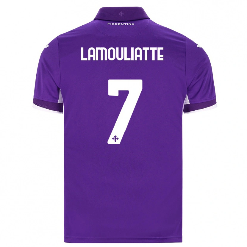 Danxen Dame Hugo Lamouliatte #7 Lilla Hvit Rosa Hjemmetrøye Drakt Trøye 2026/27 Skjorter T-Skjorte