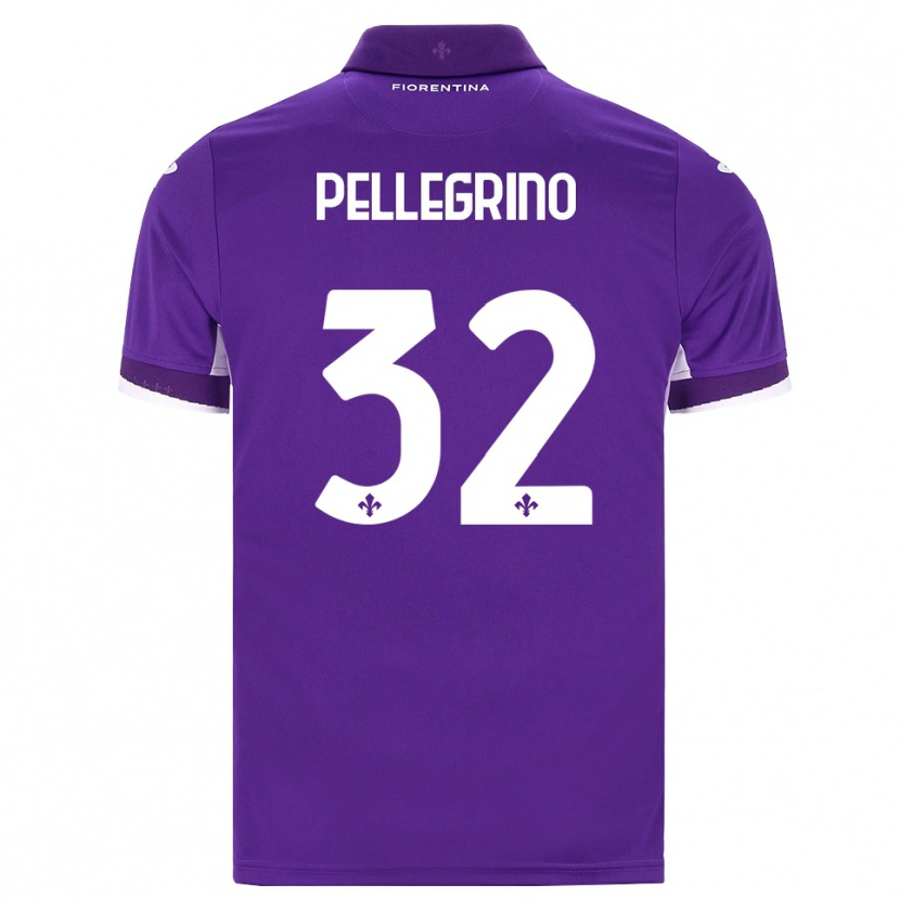 Danxen Dame Mateo Pellegrino #32 Lilla Hvit Rosa Hjemmetrøye Drakt Trøye 2026/27 Skjorter T-Skjorte