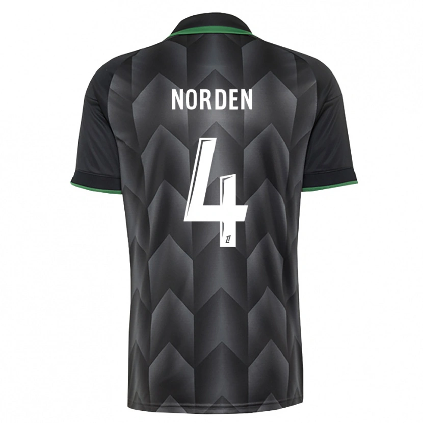 Danxen Dame Doreen Norden #4 Hvit Svart Grønn Bortetrøye Drakt Trøye 2026/27 Skjorter T-Skjorte
