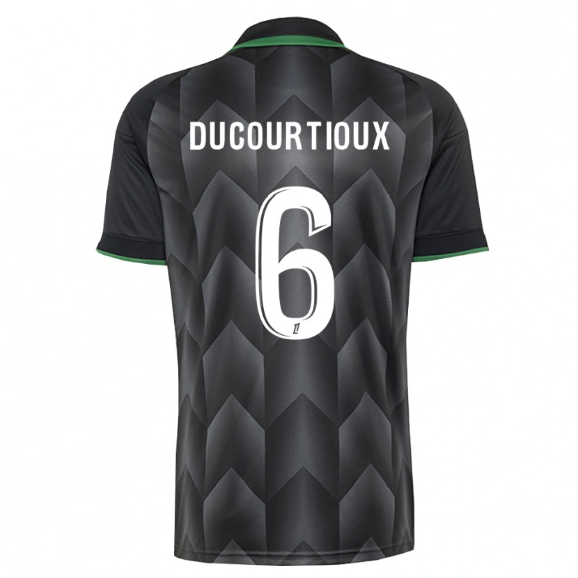 Danxen Dame Ilan Ducourtioux #6 Hvit Svart Grønn Bortetrøye Drakt Trøye 2026/27 Skjorter T-Skjorte