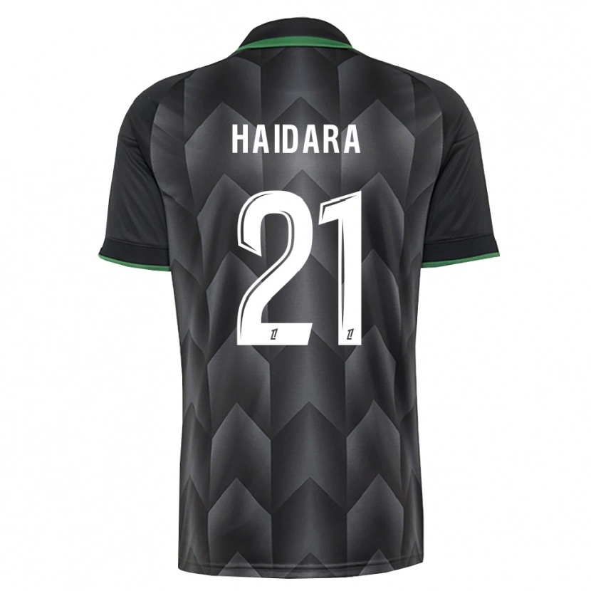 Danxen Dame Amadou Haidara #21 Hvit Svart Grønn Bortetrøye Drakt Trøye 2026/27 Skjorter T-Skjorte
