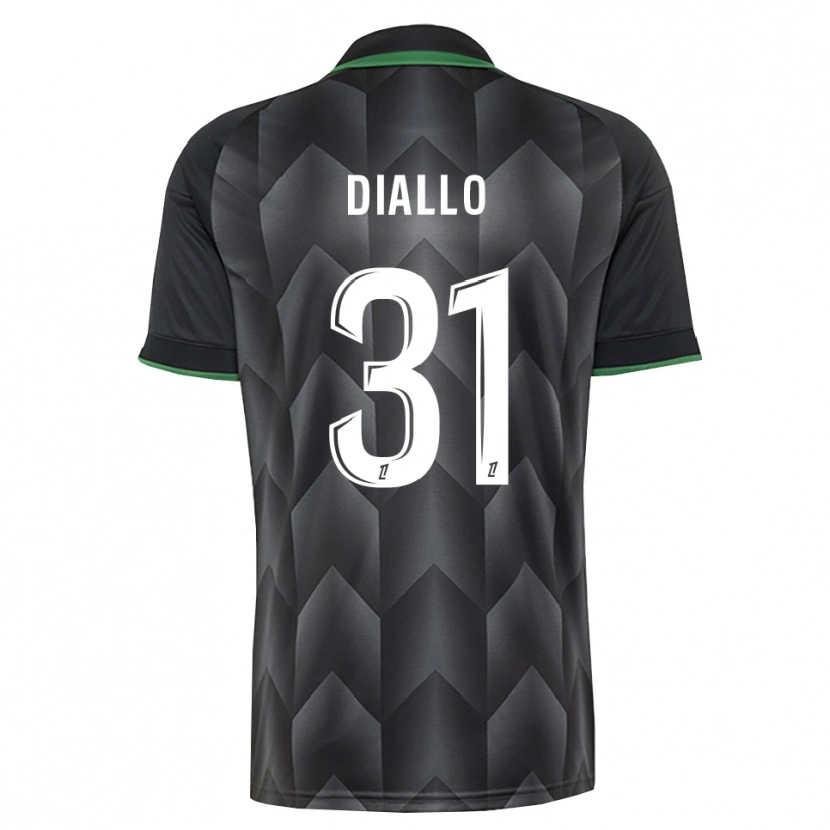 Danxen Dame Alpha Diallo #31 Hvit Svart Grønn Bortetrøye Drakt Trøye 2026/27 Skjorter T-Skjorte