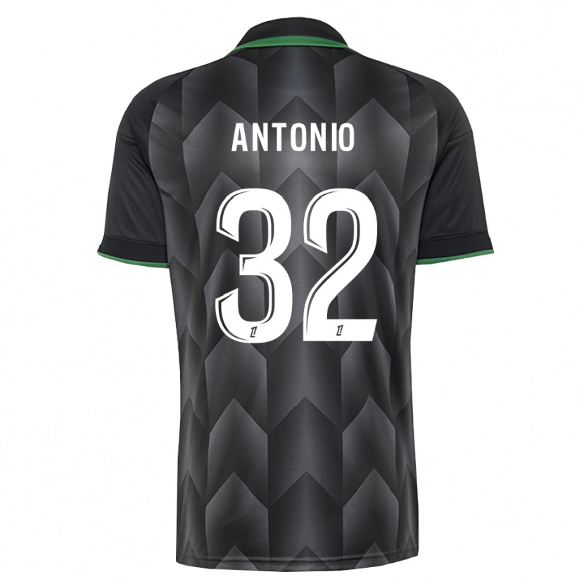 Danxen Dame Kyllian Antonio #32 Hvit Svart Grønn Bortetrøye Drakt Trøye 2026/27 Skjorter T-Skjorte
