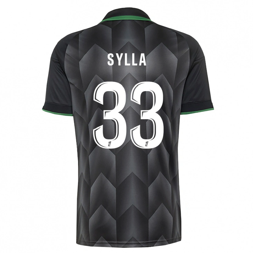 Danxen Dame Fodé Sylla #33 Hvit Svart Grønn Bortetrøye Drakt Trøye 2026/27 Skjorter T-Skjorte