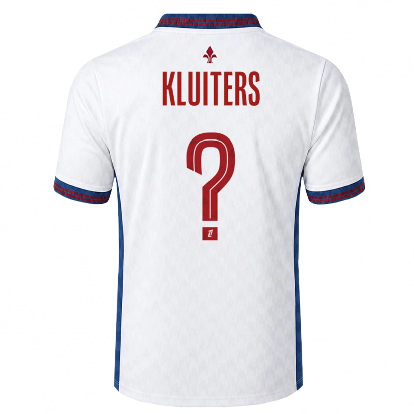 Danxen Dame Luuk Kluiters #0 Rød Hvit Blå Bortetrøye Drakt Trøye 2026/27 Skjorter T-Skjorte