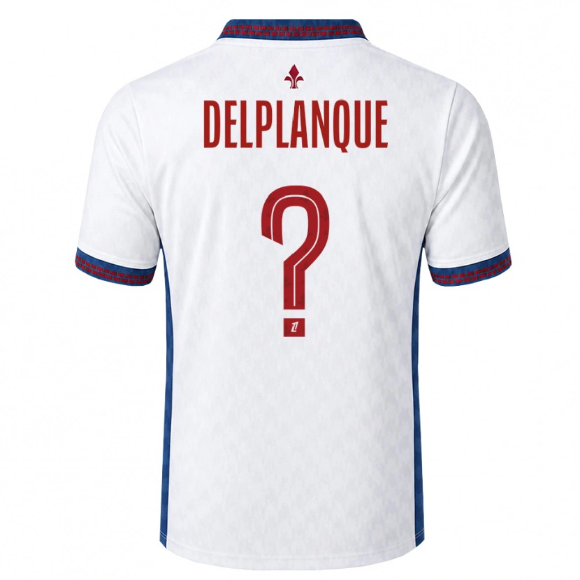 Danxen Dame Gaël Delplanque #0 Rød Hvit Blå Bortetrøye Drakt Trøye 2026/27 Skjorter T-Skjorte