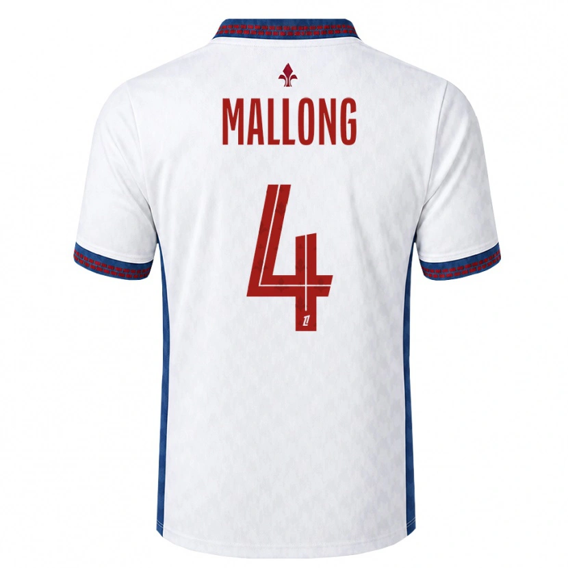 Danxen Dame Raphaël Mallong #4 Rød Hvit Blå Bortetrøye Drakt Trøye 2026/27 Skjorter T-Skjorte