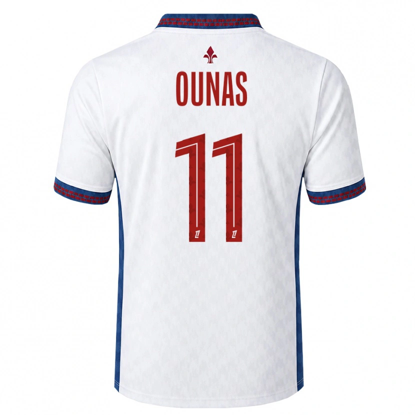 Danxen Dame Adam Ounas #11 Rød Hvit Blå Bortetrøye Drakt Trøye 2026/27 Skjorter T-Skjorte