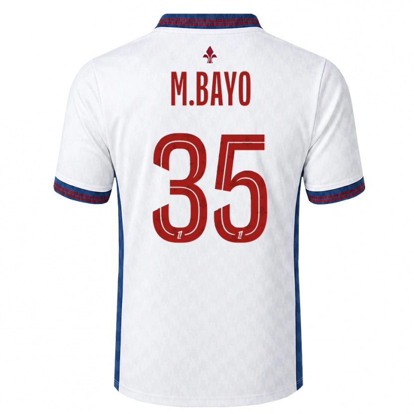 Danxen Dame Mohamed Bayo #35 Rød Hvit Blå Bortetrøye Drakt Trøye 2026/27 Skjorter T-Skjorte