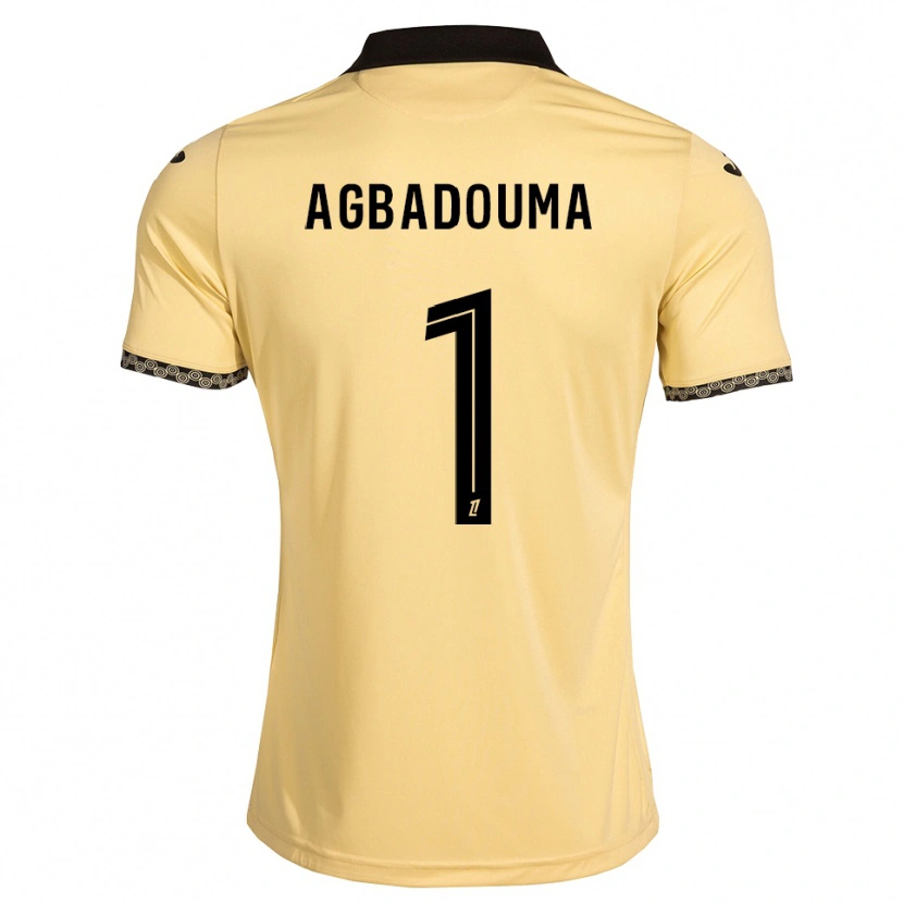 Danxen Dame Mathys Agbadouma #1 Navajo Hvit Svart Bortetrøye Drakt Trøye 2026/27 Skjorter T-Skjorte